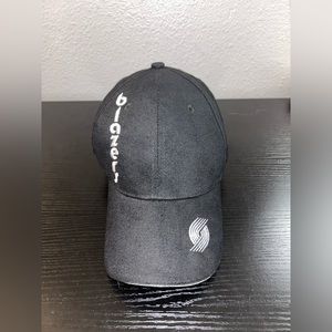 Portland Trail Blazers Hat Cap Adult Unisex Black 2012 EMG Logo